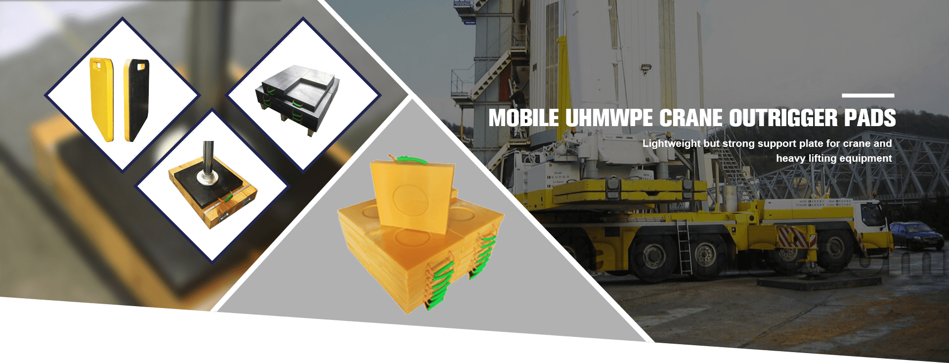 Mobile UHMWPE Crane Outrigger Pads