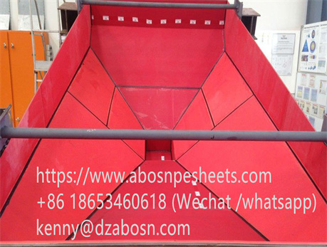 UHMWPE PE1000 Wear Resistant Coal Chute Liner Sheet