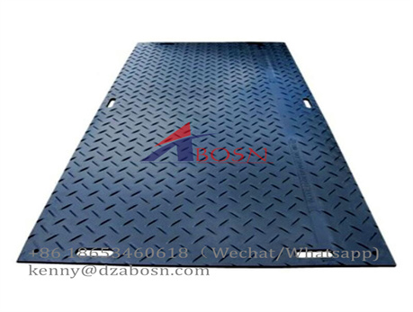 4X8 feet by 1/2 inch  thick white ground protection mats
