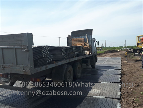 big size mold press HDPE ground mat