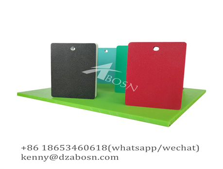 folha hdpe cor dupla  sandwich sheet