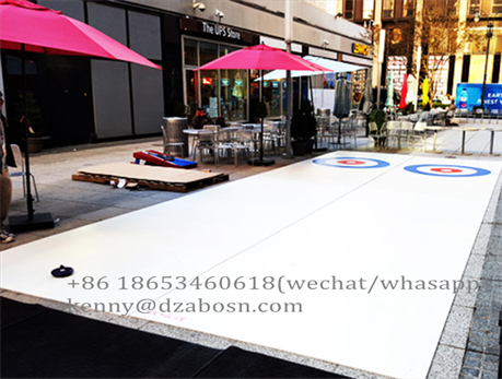 Power Saving Plastic Synthetic Ice Tiles For Skating Rink