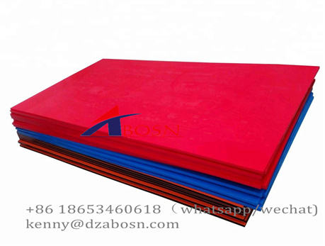 Single colored orange peel textured HDPE sheets